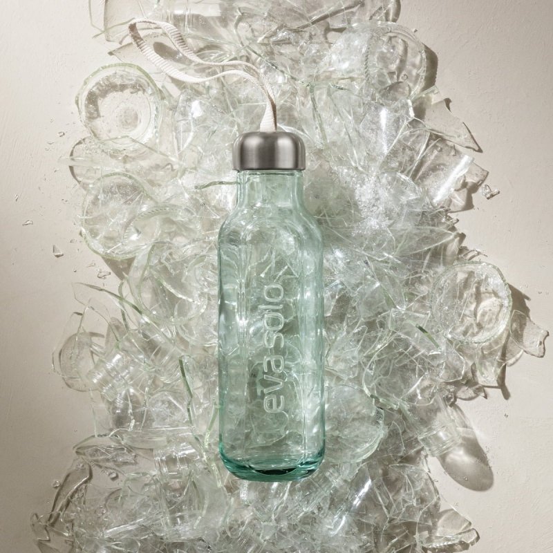 Eva Solo RECYCLED Butelka do Wody 0,5 l ze Szkła z Recyklingu - Zielona