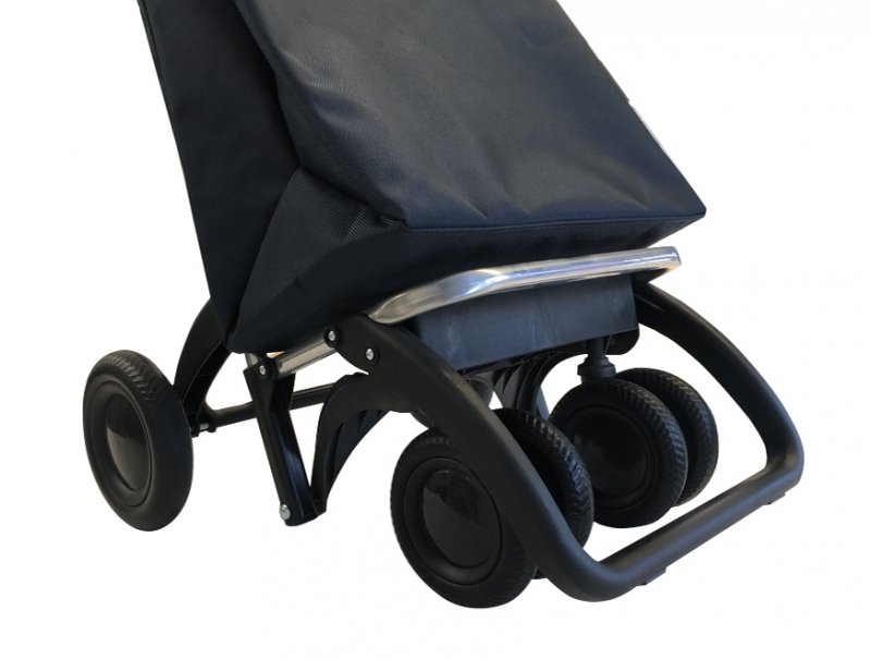 Rolser BIG POLAR 4L TOUR Wózek na Kółkach - Torba na Zakupy / Czarny