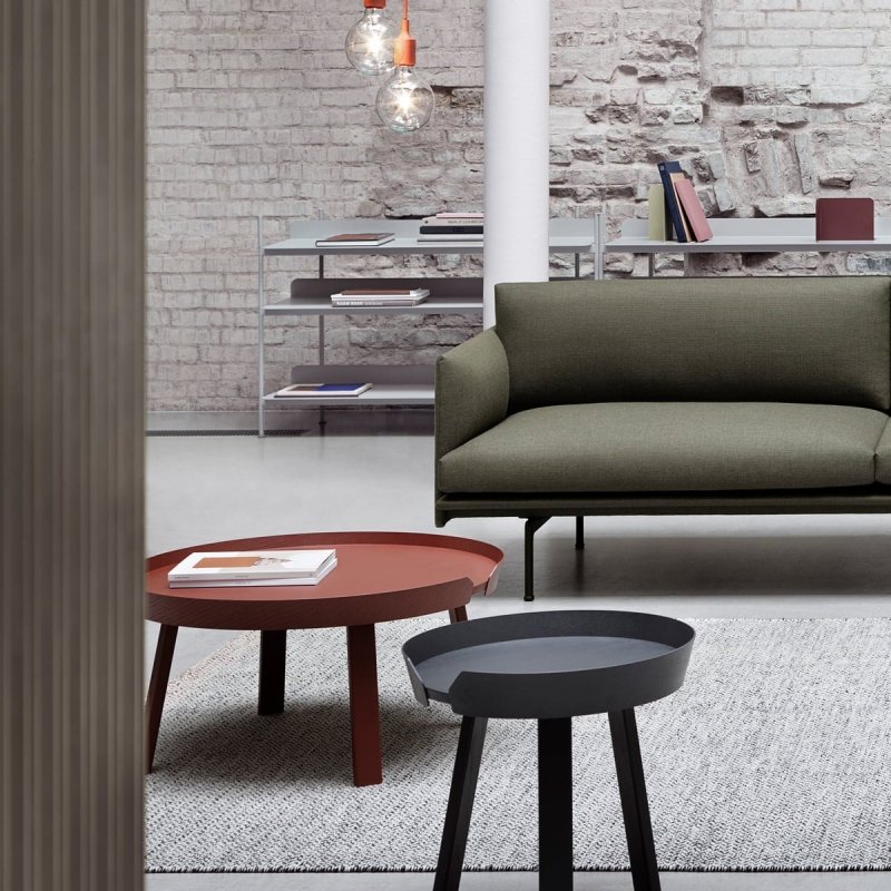 Muuto AROUND Stolik Kawowy 72 cm Antracytowy