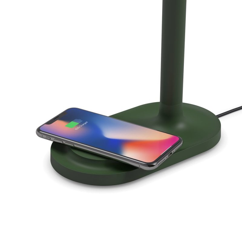 Eva Solo EMENDO Lampa Stołowa z Ładowarką Indukcyjną do Telefonu LED / Jasnoszara
