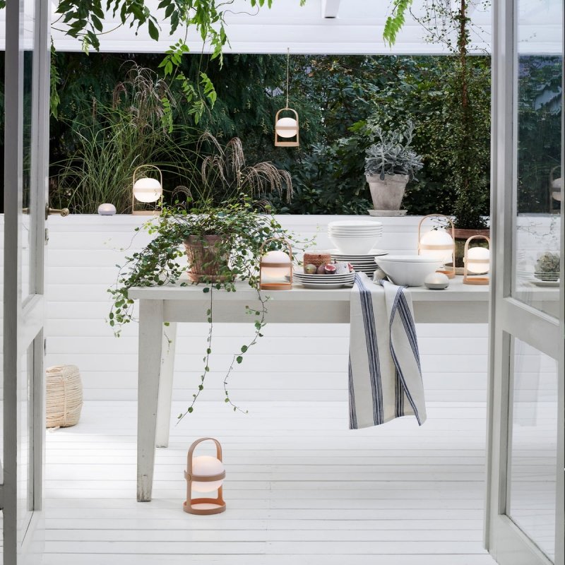 Rosendahl SOFT Bezprzewodowa Solarna Lampa LED 25 cm / Zielona