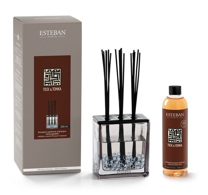 Esteban PARIS Dyfuzor Zapachowy z Patyczkami Triptyque 250 ml / Zapach Teck and Tonka