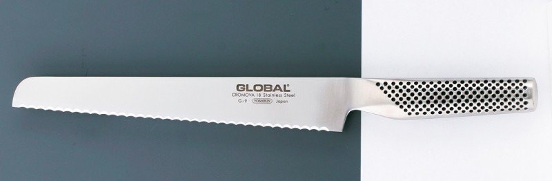 GLOBAL - Japoński Nóż do Pieczywa 22 cm G-9