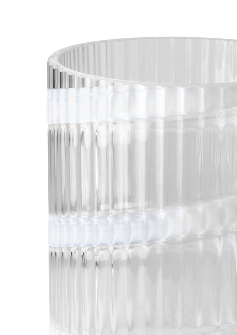 Lyngby Porcelain LYNGBY Wazon Szklany 25 cm / Swirl