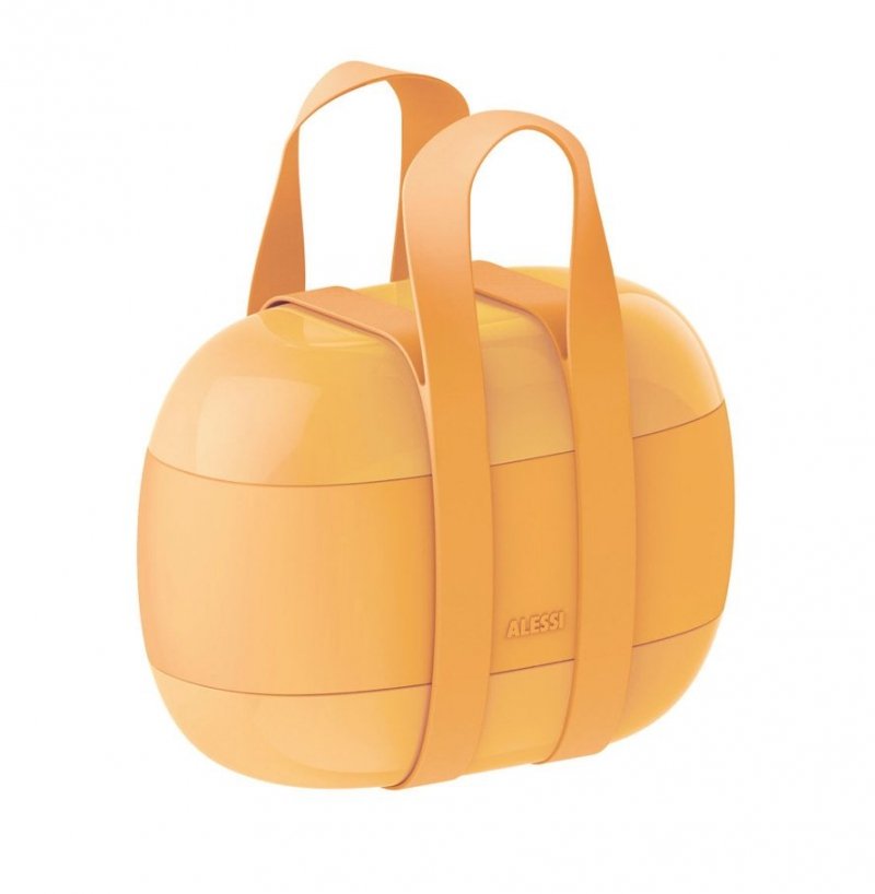 Alessi FOOD A PORTER Lunchbox - Pojemnik na Lunch - Żółty