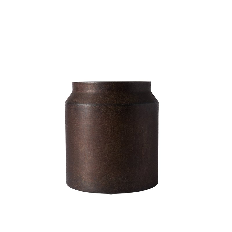 Muubs SAI Metalowa Donica Zewnętrzna 34 cm / Brązowa