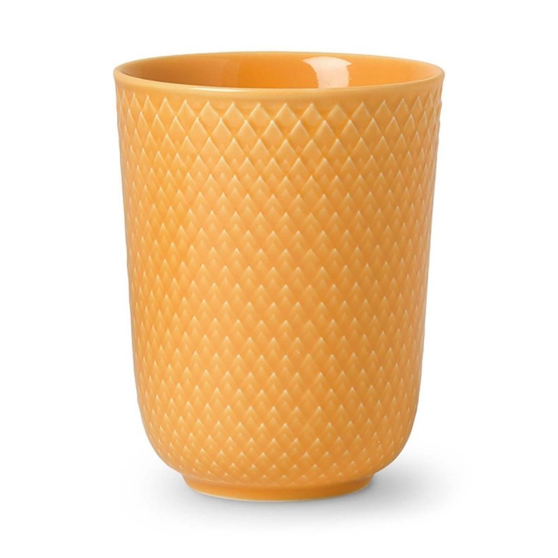 Lyngby Porcelain RHOMBE COLOR Kubek bez Ucha 330 ml Żółty