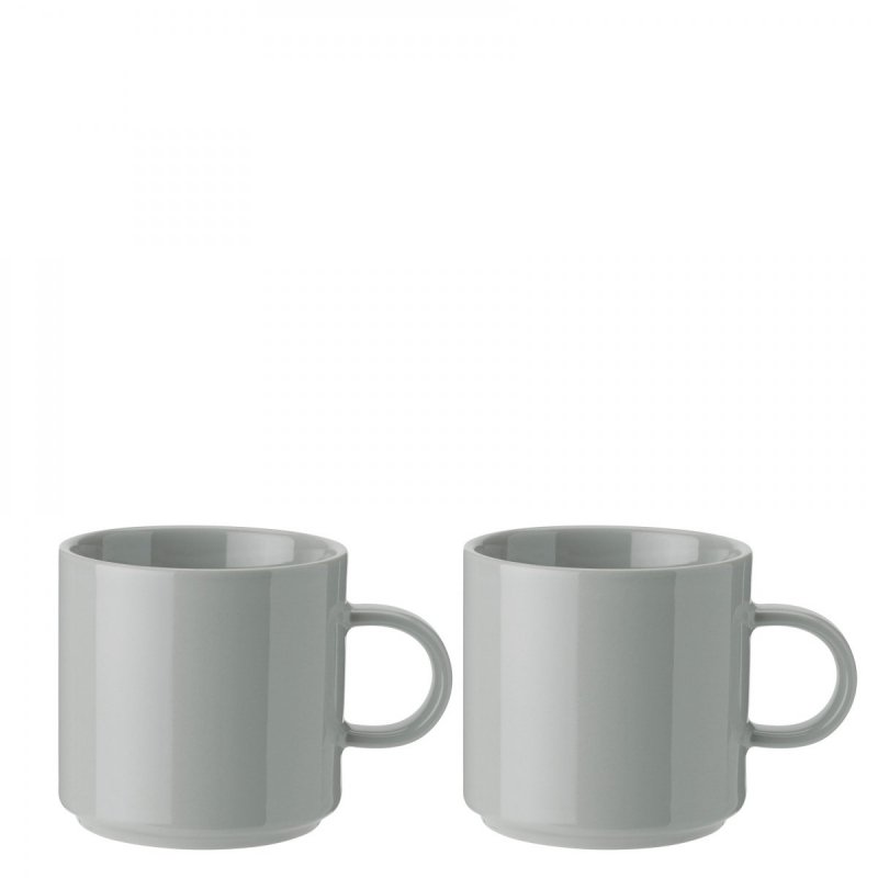 Stelton COFFEE Kubek do Kawy 2 Szt. Jasnoszary