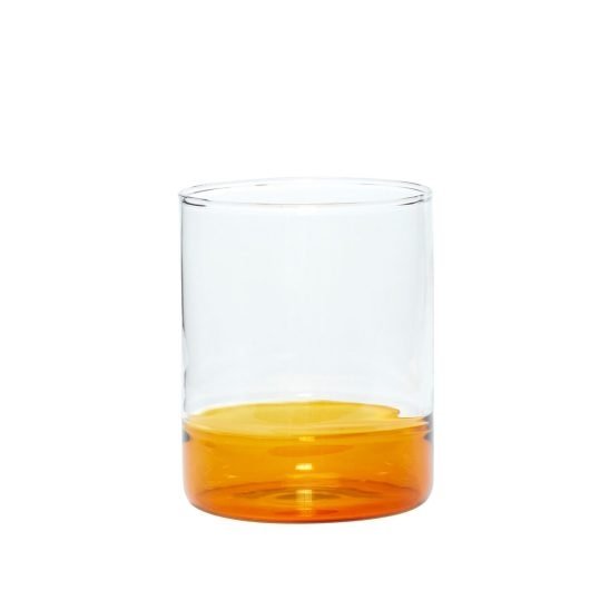 Hübsch KIOSK Szklanka do Napojów 380 ml / Pomarańczowa