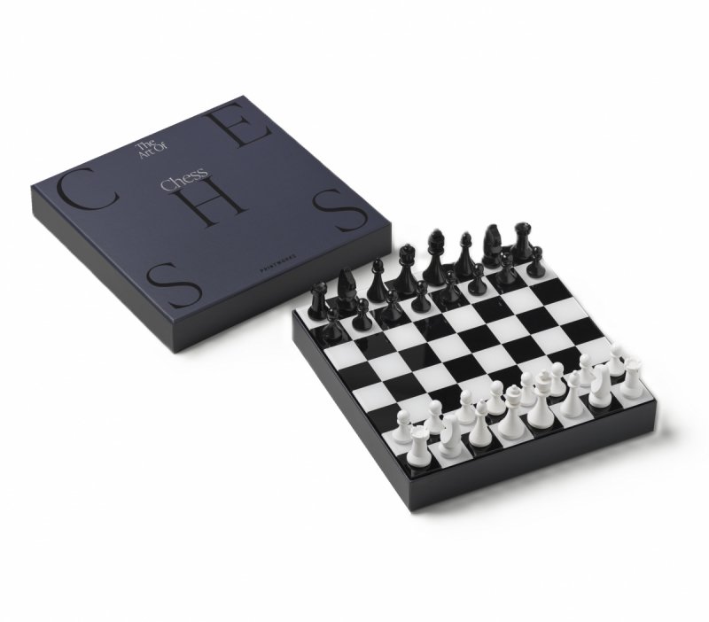 Printworks GAMES Zestaw do Gry w Szachy / Czarny