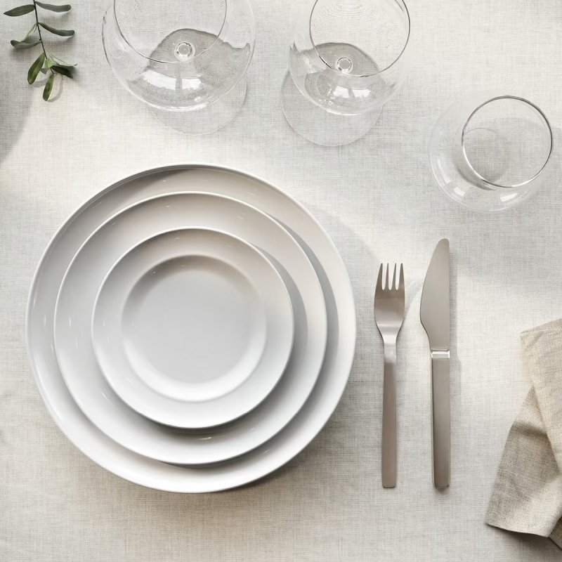 Georg Jensen KOPPEL Talerz Deserowy 16 cm / Biały