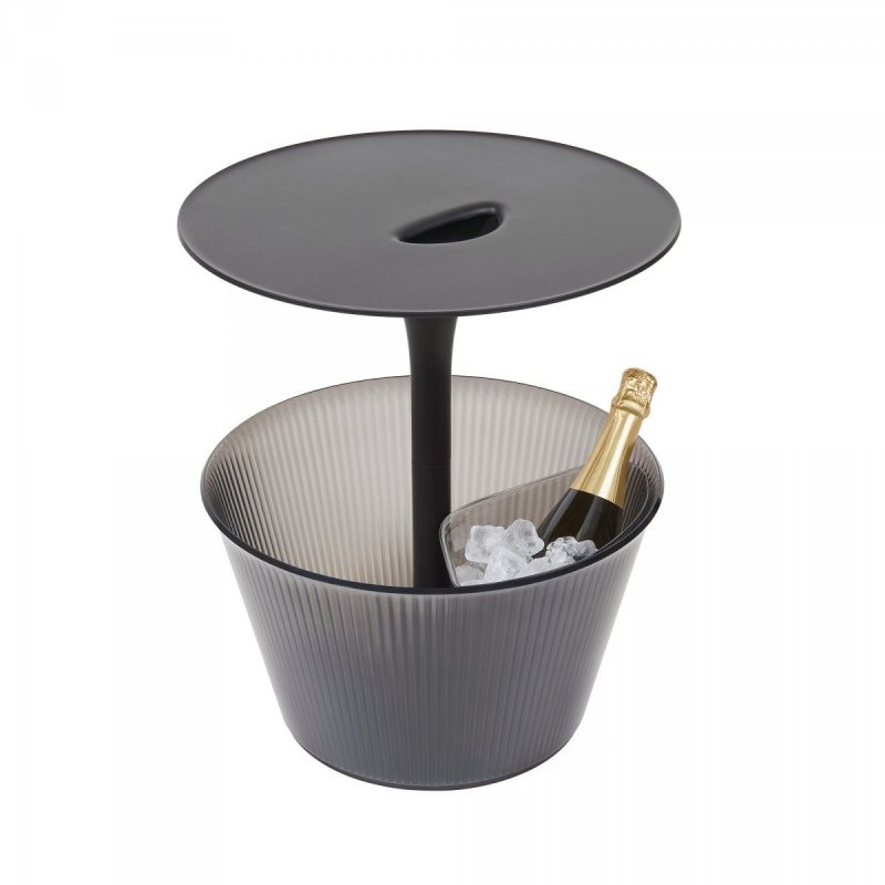 Alessi PICK-UP Stolik Pomocniczy z Miejscem do Przechowywania / Czarny