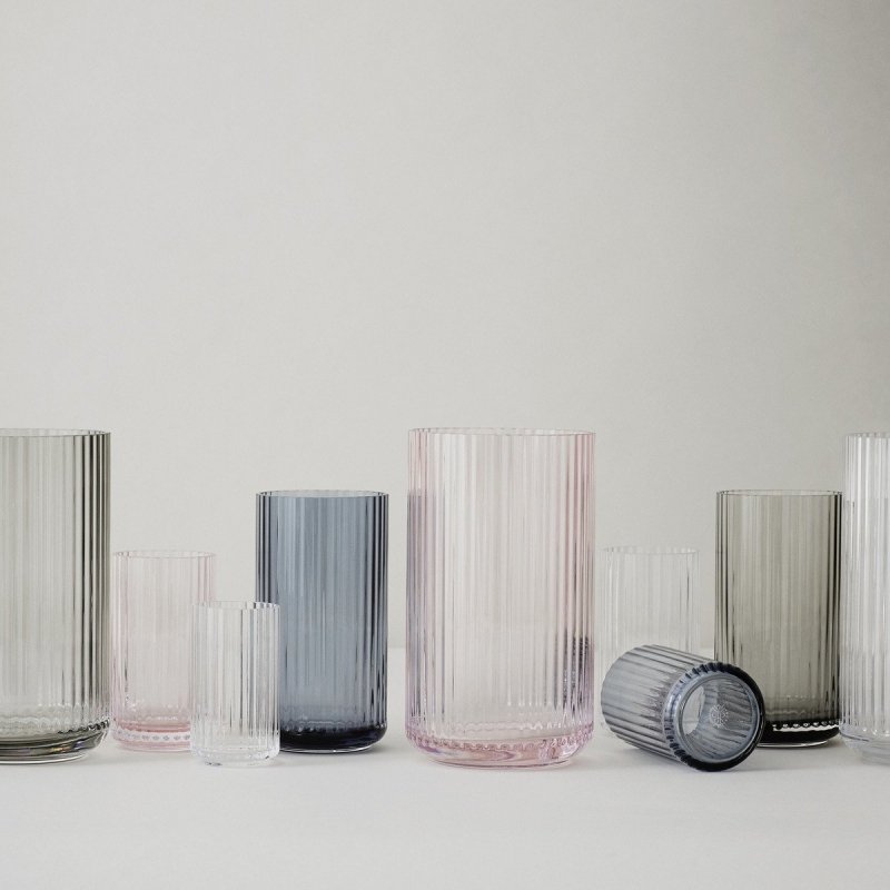 Lyngby Porcelain LYNGBY Wazon Szklany 31 cm Transparentny