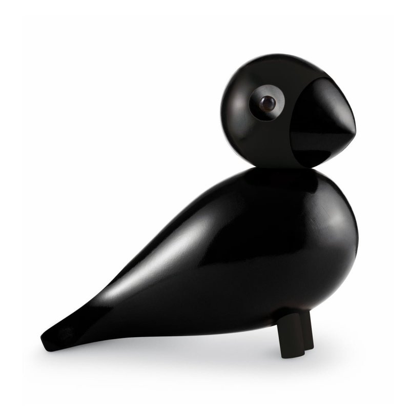 Kay Bojesen SONGBIRD Ptaszek Drewniany RAVEN / Czarny