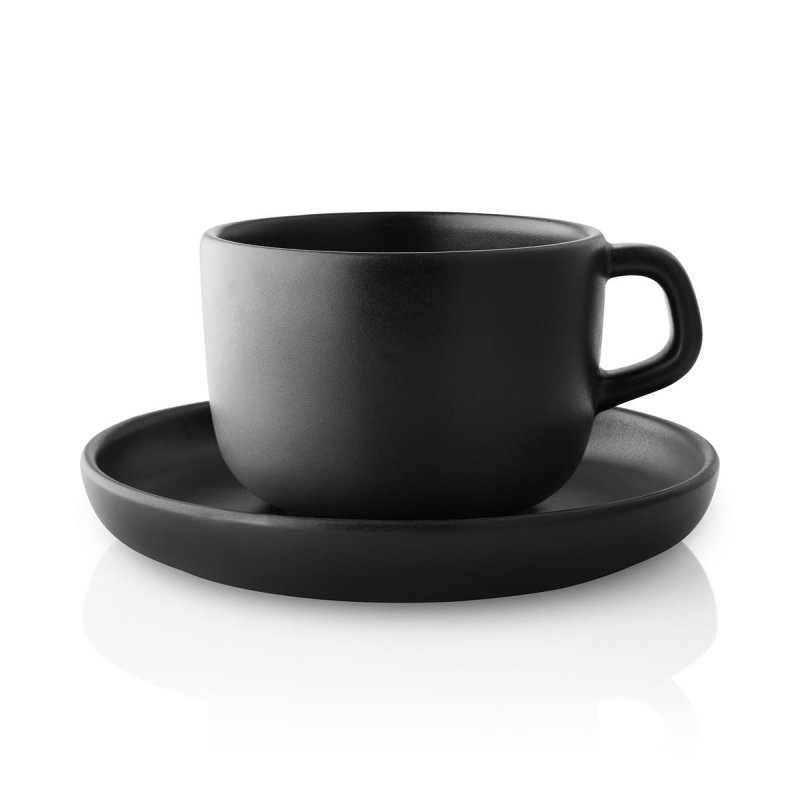 Eva Solo NORDIC KITCHEN Filiżanka do Kawy 200 ml Czarna 4 Szt.