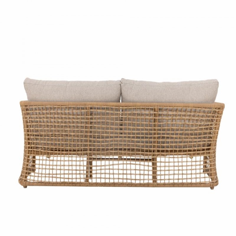 Bloomingville PENZANO Sofa Ogrodowa z Polirattanu / Naturalna