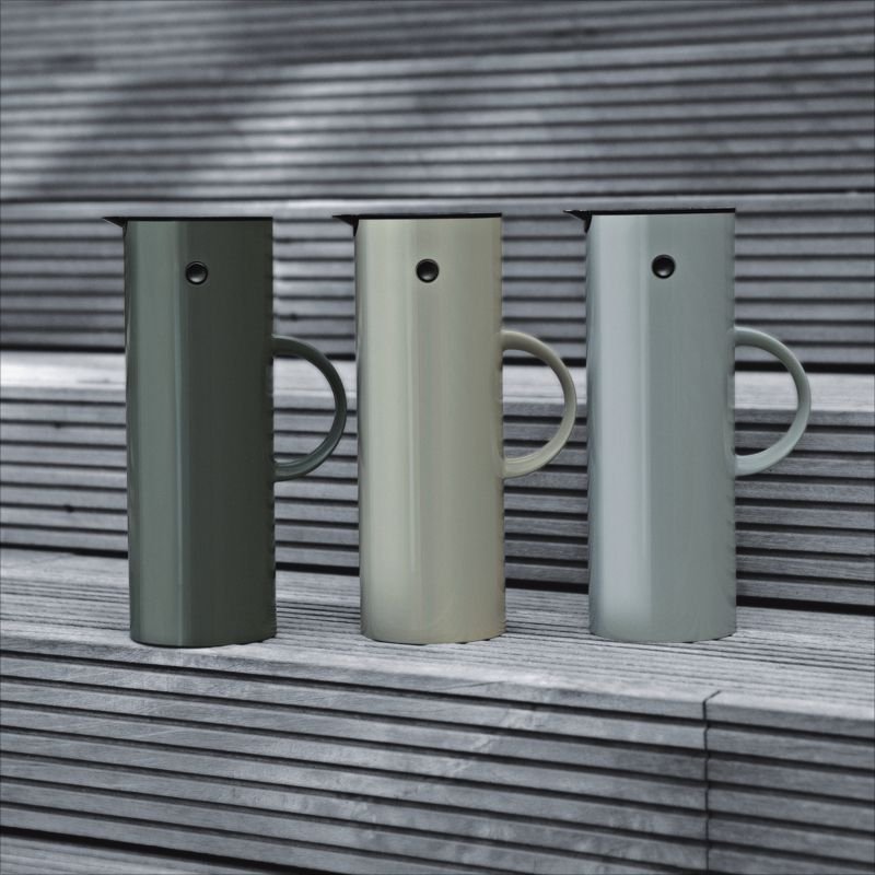 Stelton EM77 Termos Stołowy - Dzbanek Termiczny 1 l / Brązowy- Bark