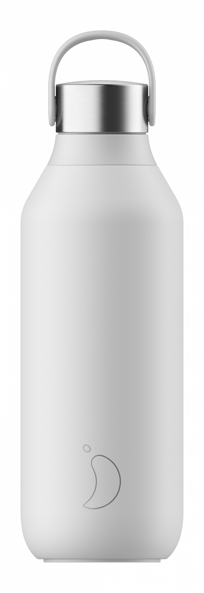 Chilly's SERIES 2 Stalowa Butelka Termiczna 500 ml Biała