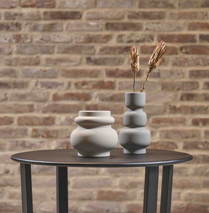 Villa Collection VILDE Wazon do Kwiatów 21 cm Szary