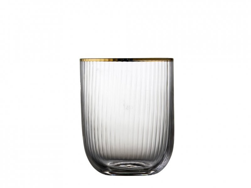Lyngby Glass PALERMO Szklanki do Wody 350 ml 4 Szt. Złote