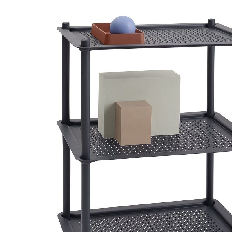 Muuto FLOW Wózek na Kółkach 3 Półki / Taupe