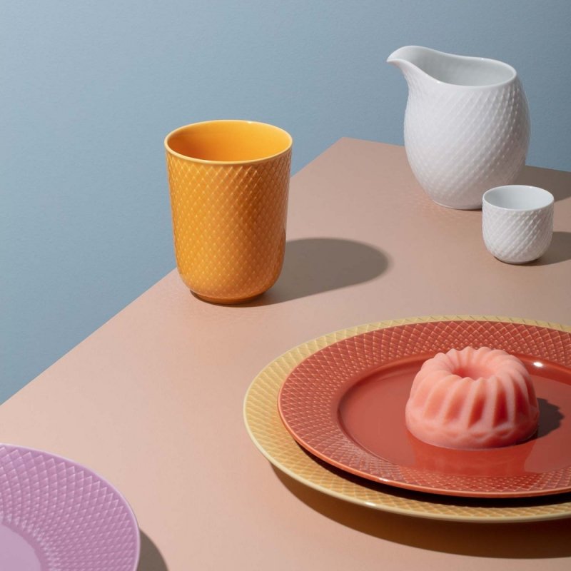 Lyngby Porcelain RHOMBE COLOR Miska 11 cm Żółta