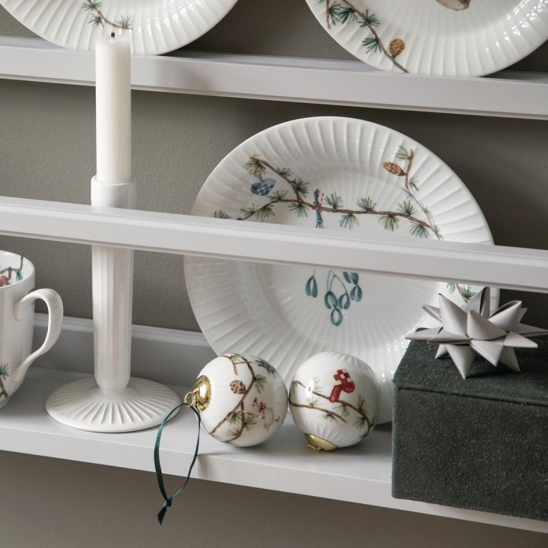 Kähler HAMMERSHØI CHRISTMAS 2024 Bombka Porcelanowa / Zdobiona