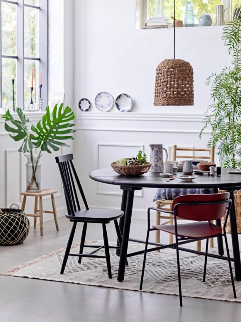 Bloomingville DIDA Szklany Wazon do Kwiatów / Szary