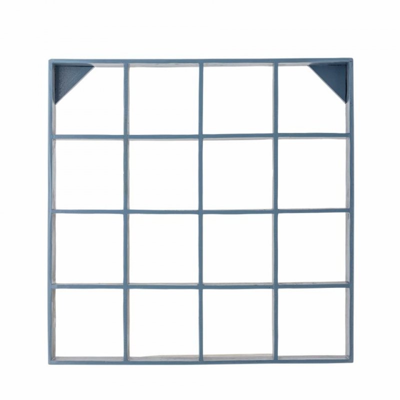 Bloomingville BEKKA Półka na Kubki / Drewno z Recyklingu / Niebieska