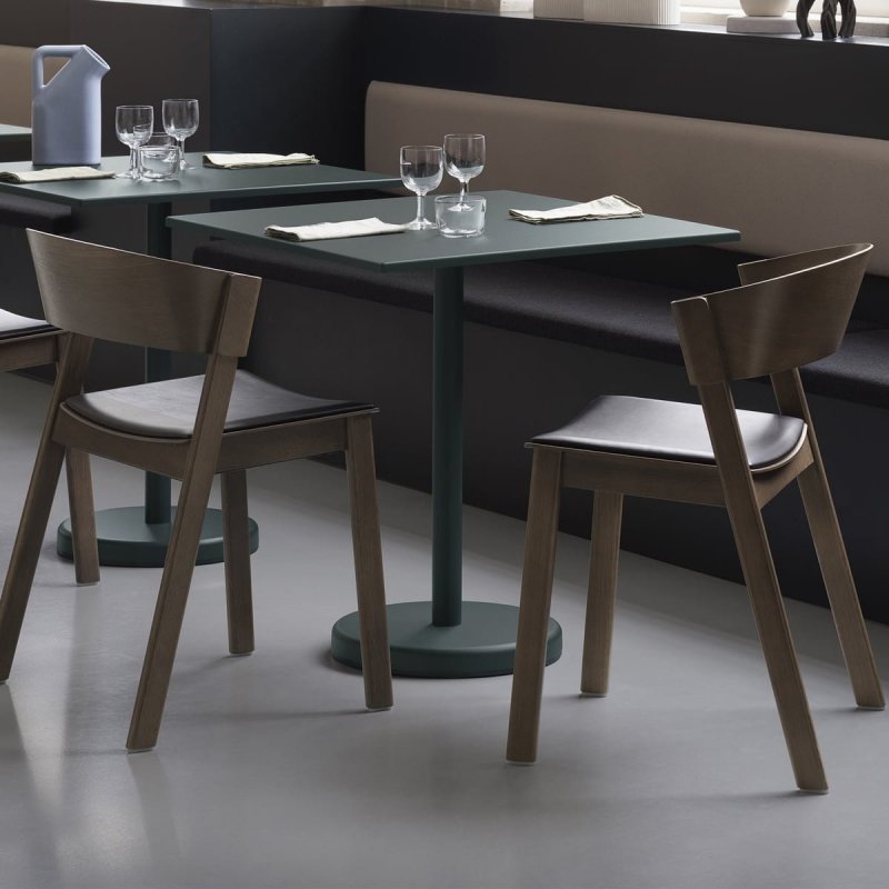 Muuto COVER Krzesło Drewniane - Ciemnobrązowe