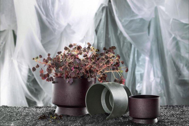 Rosendahl CACHEPOT Doniczka do Kwiatów 15 cm Ciemnozielona