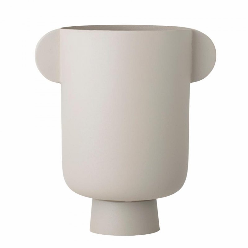 Bloomingville IRIE Metalowy Wazon 29 cm / Piaskowy