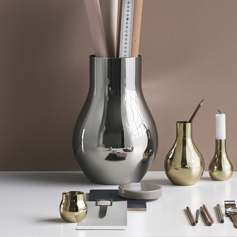 Georg Jensen CAFU Wazon do Kwiatów 21 cm Polerowany