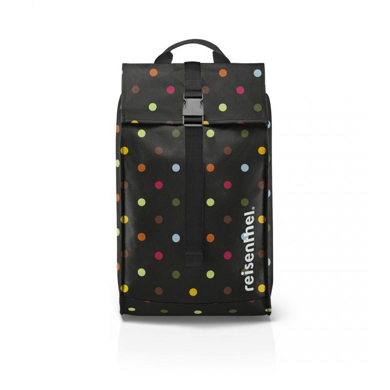 Reisenthel CITYCRUISER Wózek na Zakupy / Dots - Czarny w Kolorowe Kropki