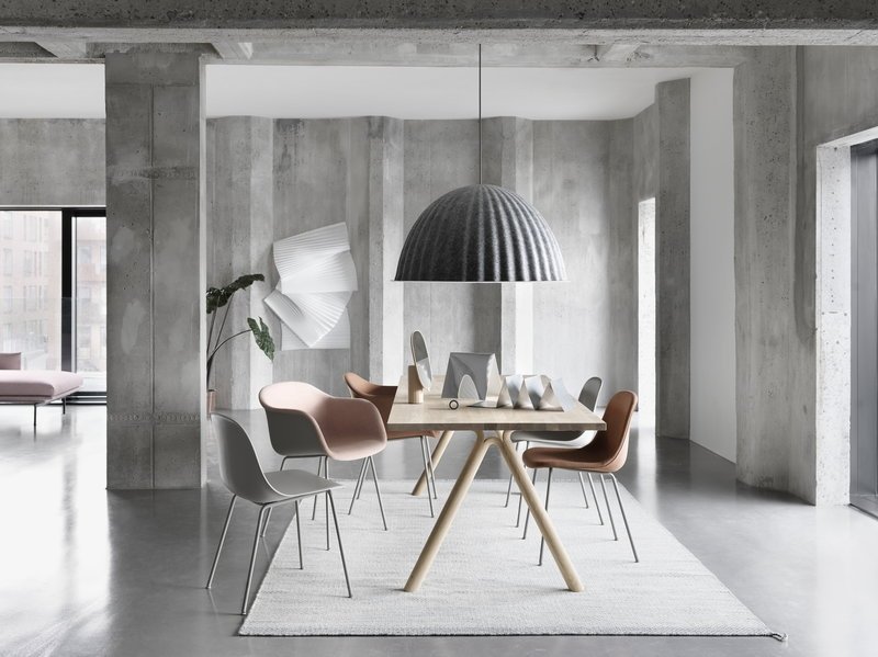 Muuto UNDER THE BELL Lampa Wisząca 82 cm Szara