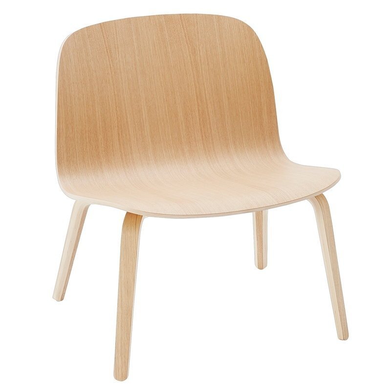 Muuto VISU LOUNGE Krzesło Drewniane - Dębowe