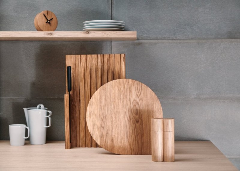 Clap Design P-SALT &amp; S-PEPPER Magnetyczny Młynek do Soli i Pieprzu / Dębowy