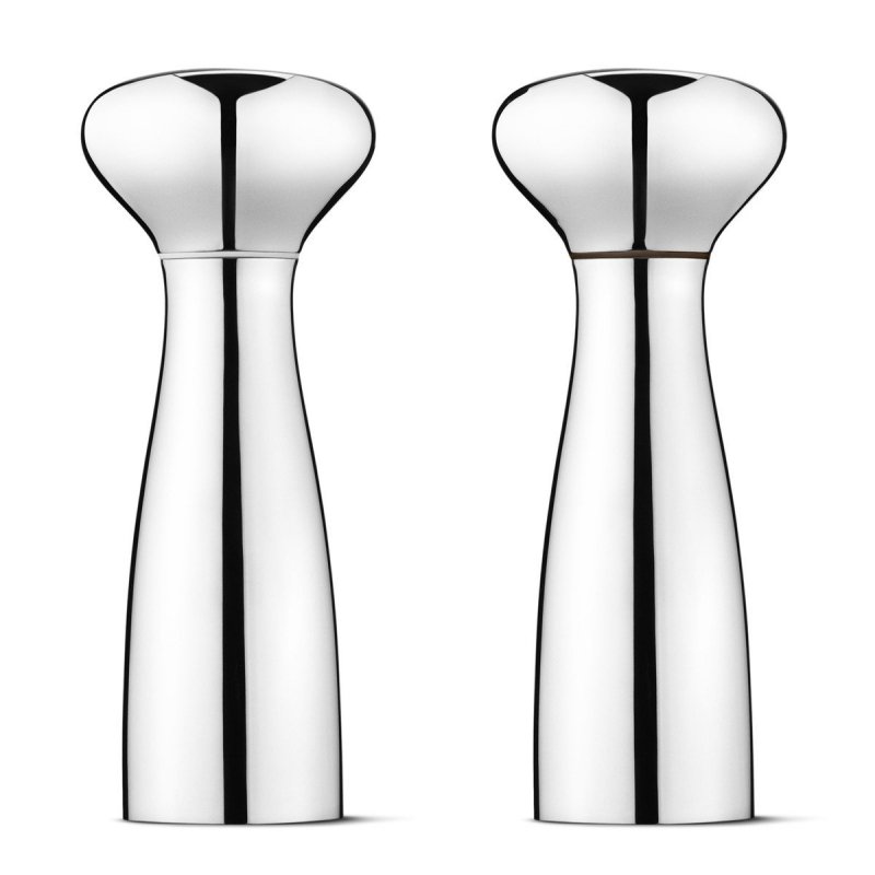 Georg Jensen ALFREDO Stalowy Młynek do Soli i Pieprzu 20 cm / Srebrny Błyszczący