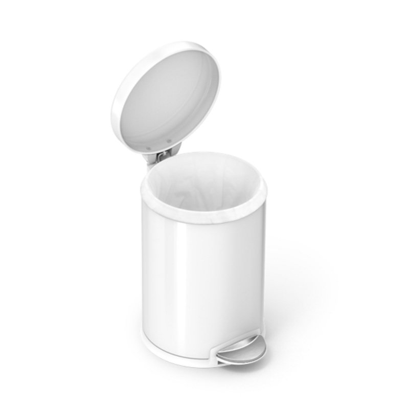 simplehuman Kosz na Śmieci Pedałowy 4,5 l / Srebrny Połysk