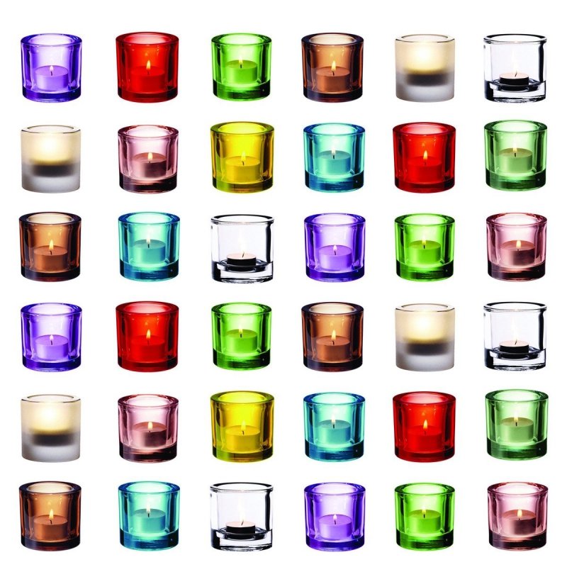 Iittala KIVI Świecznik Tealight / Szary