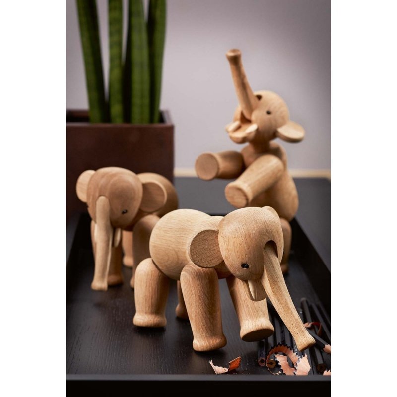 Kay Bojesen ELEPHANT Dekoracja - Figurka Drewniana Słoń - Mini