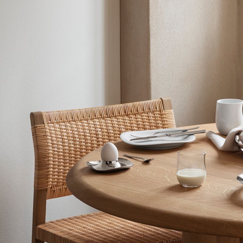 Georg Jensen COBRA Stalowe Kieliszki do Jajek 2 Szt.