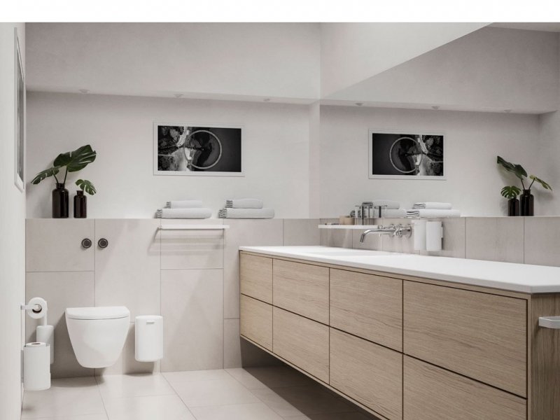 ZONE Denmark RIM Ścienna Szczotka Toaletowa do WC Biała