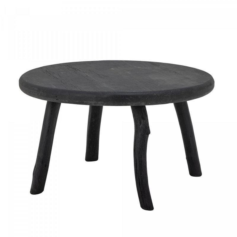 Bloomingville MILOS Drewniany Stolik Kawowy 70 cm / Czarny