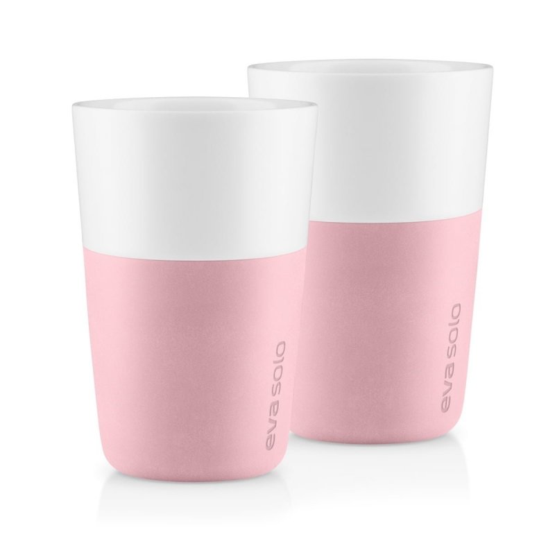 Eva Solo CAFFE Kubki do Kawy Latte 360 ml 2 Szt. Różowe