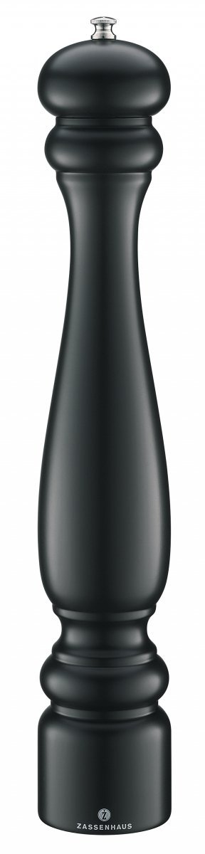Zassenhaus POTSDAM Drewniany Młynek do Pieprzu 40 cm Czarny