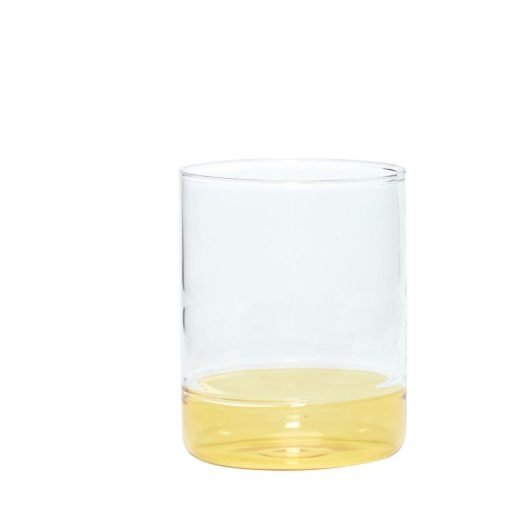 Hübsch KIOSK Szklanka do Napojów 380 ml / Żółta