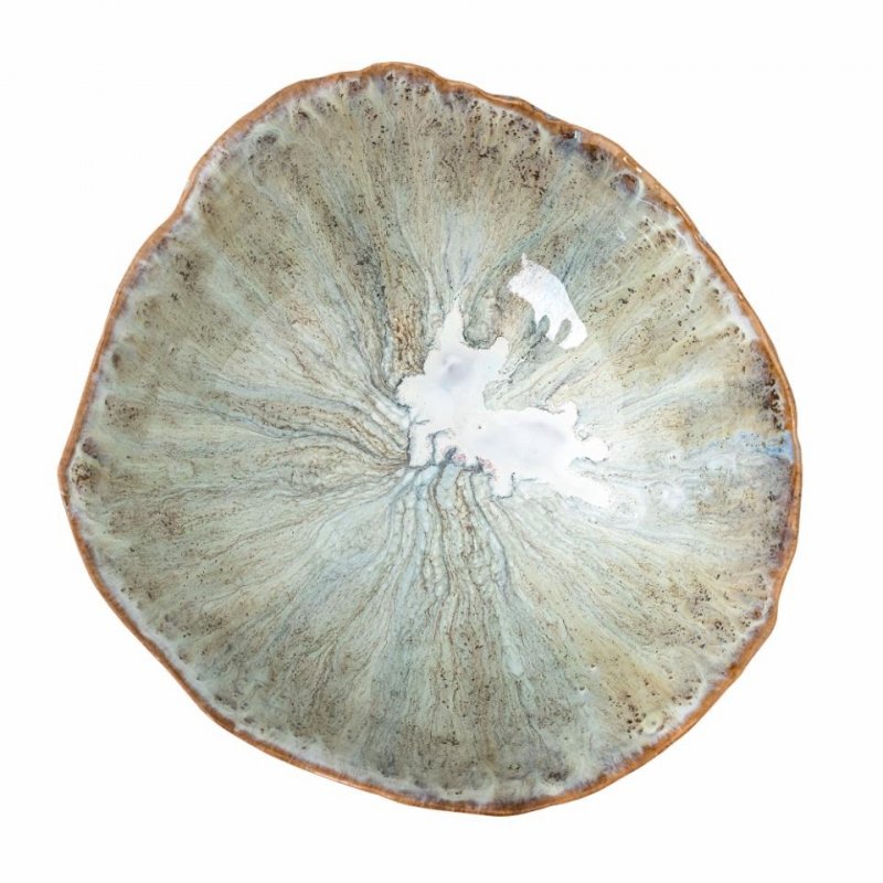 Dekoracyjna misa z kamionki o średnicy 24 cm