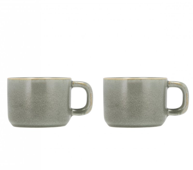 Villa Collection FJORD Filiżanka do Kawy Espresso 100 ml 2 Szt. Zielona