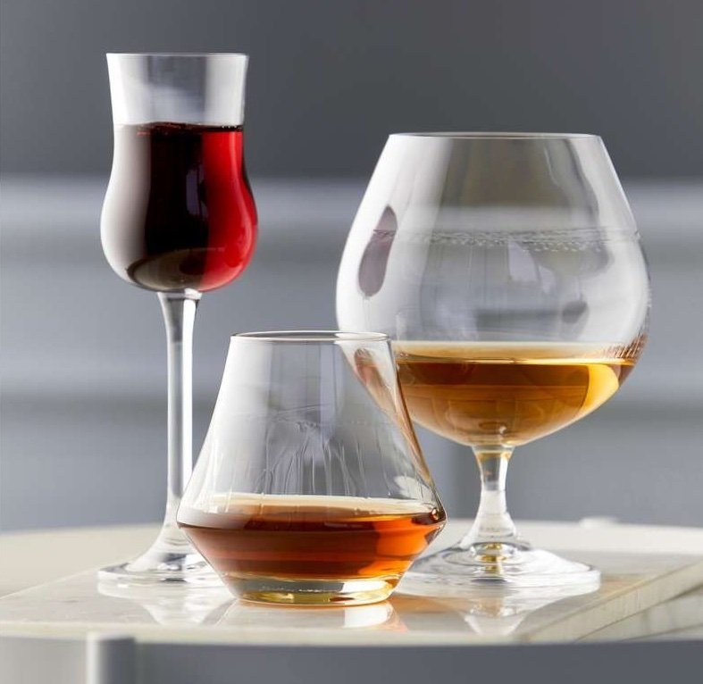 Lyngby Glass JUVEL Kieliszki do Wina Deserowego, Nalewek / Porto / Grappy 90 ml 6 Szt.